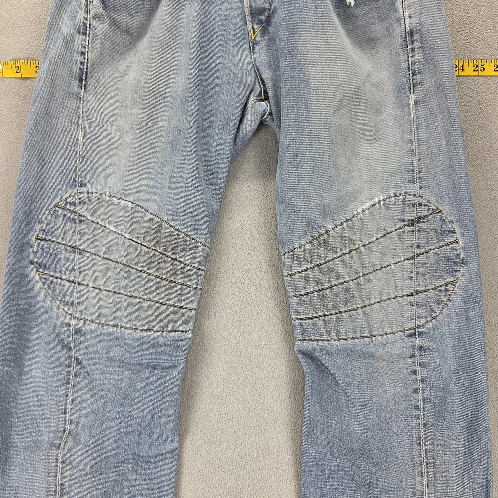 VTG Levis Engineered Jeans Mens Blue Twisted Flap Pocket Altered Hem Fits 32x30